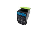 Lexmark Original Toner 70C2HCE (702HC) Farbe: Cyan ca. 3.000 Seiten