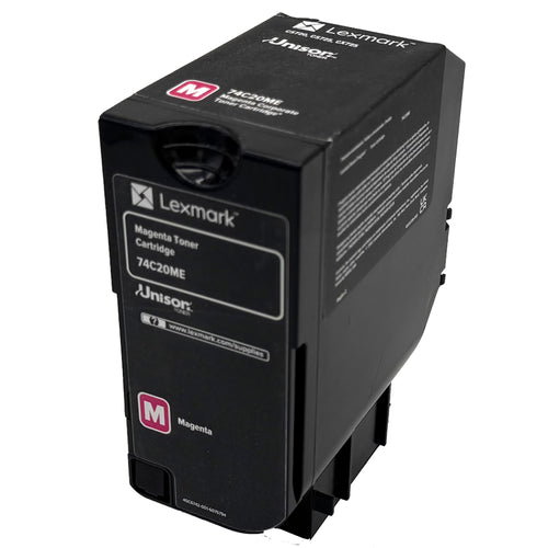 Original Lexmark Toner 74C20ME Farbe: Magenta ca. 3.000 Seiten für CS720de | CS720dte | CS725de | CS725dte | CX725de | CX725dhe | CX725dthe