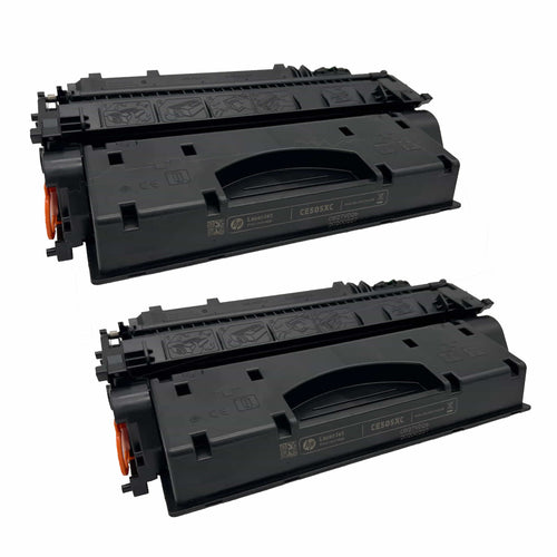 Original HP Doppelpack CE505XD Farbe: 2 x Schwarz ca. 6.500 Seiten für LaserJet P 2050 | P 2054 | P 2055 Serie