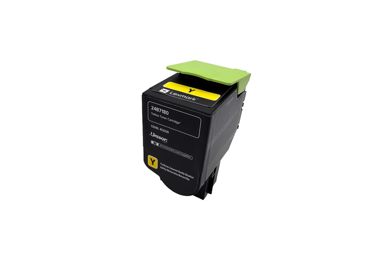 Original Toner Lexmark 24B7180 Farbe: Yellow ca. 6.000 Seiten