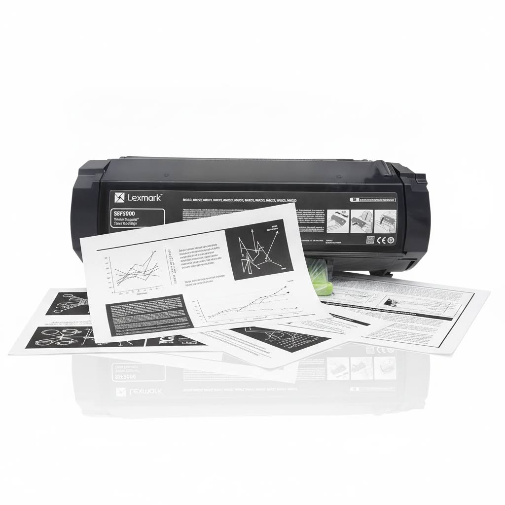 Original Lexmark Toner 56F2000 Farbe: Schwarz ca. 6.000 Seiten für MS + MX 321 | 421 | 521 | 522 | 621 Serie