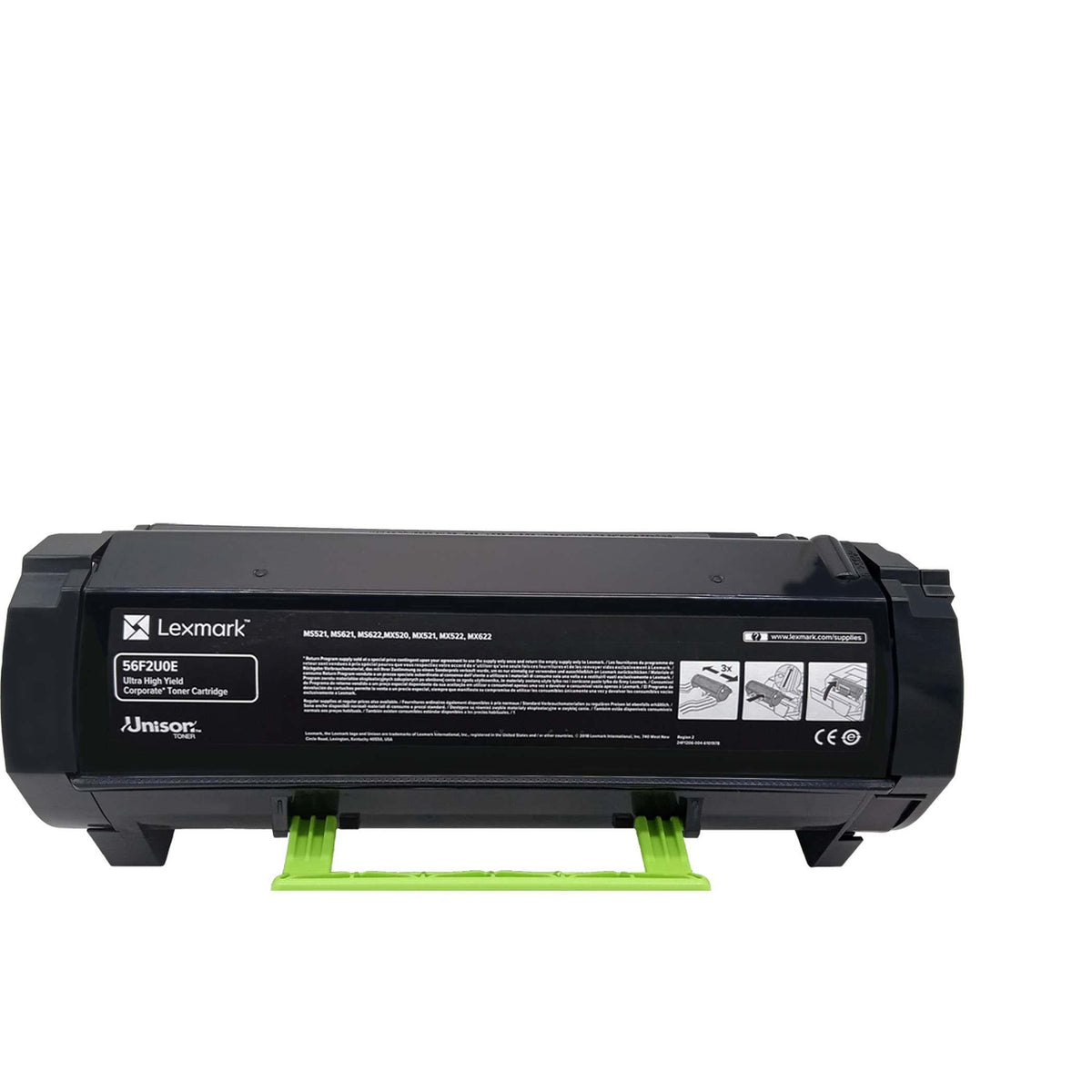 Original Lexmark Toner 56F2U0E Farbe: Schwarz ca. 25.000 Seiten