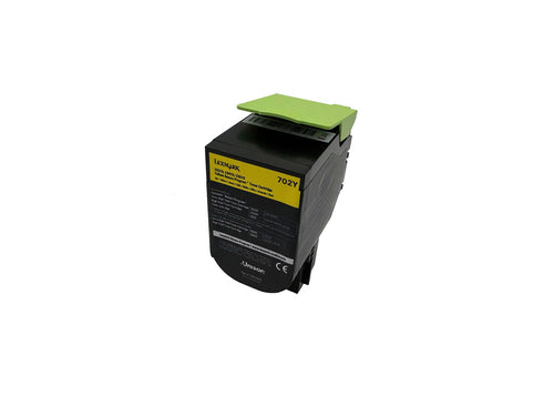 Lexmark Original Toner 70C20Y0 (702Y)  Farbe: Yellow ca. 1.000 Seiten
