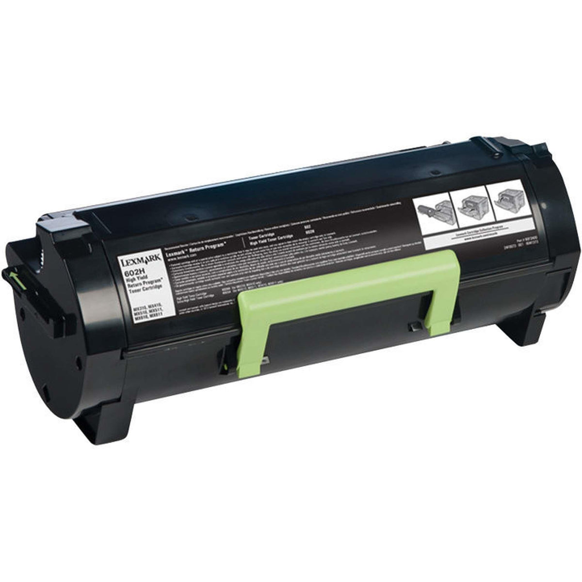 Original Lexmark Toner 60F2H00 / 602H (entspricht 60F2H0E) Farbe: Black ca. 10.000 Seiten
