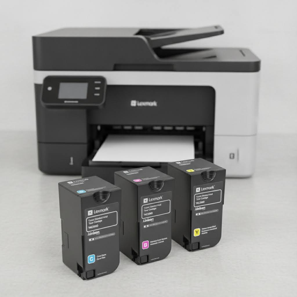 Original Lexmark Colorpack 74C2SM0 | 74C2SY0 | 74C2SC0 Farbe: Magenta | Yellow | Cyan ca. 21.000 Seiten