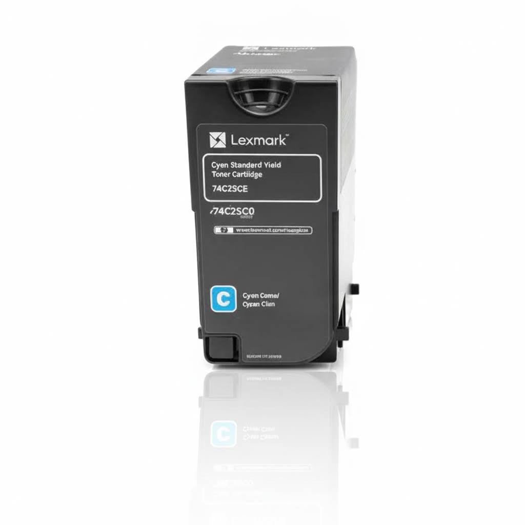 Lexmark Original Toner 74C2SC0 Farbe: Cyan ca. 7.000 Seiten