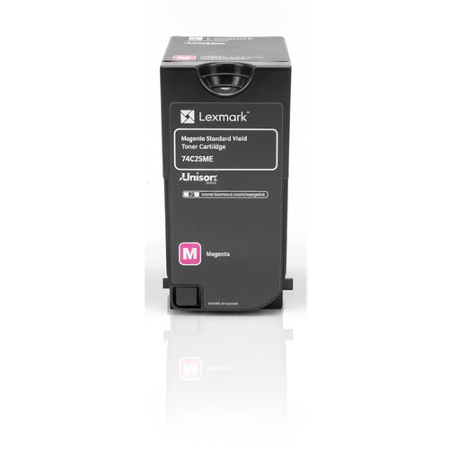 Lexmark Original Toner 74C2SME Farbe: Magenta ca. 7.000 Seiten für CS720de I CS725de I CX725de