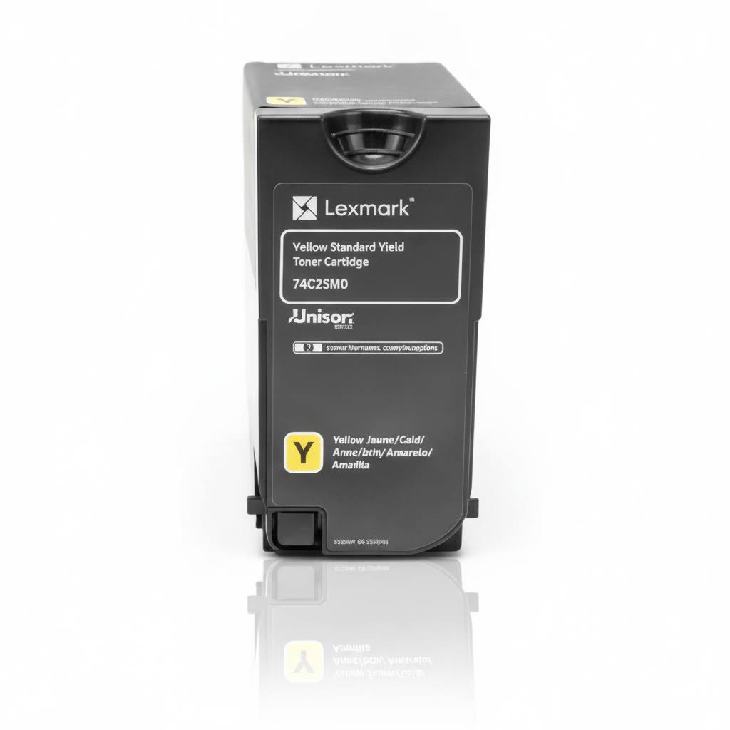 Lexmark Original Toner 74C2SY0 Farbe: Yellow ca. 7.000 Seiten