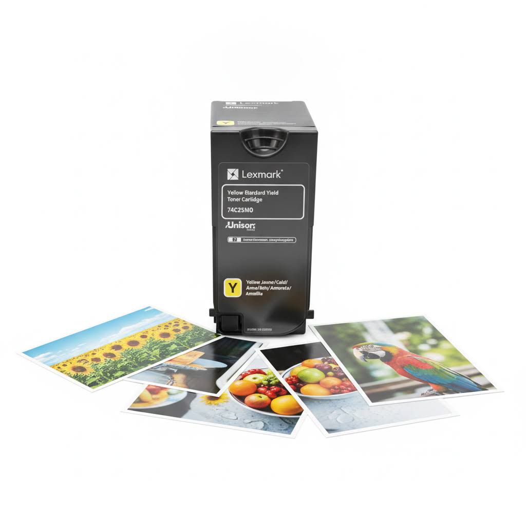 Lexmark Original Toner 74C2SY0 Farbe: Yellow ca. 7.000 Seiten