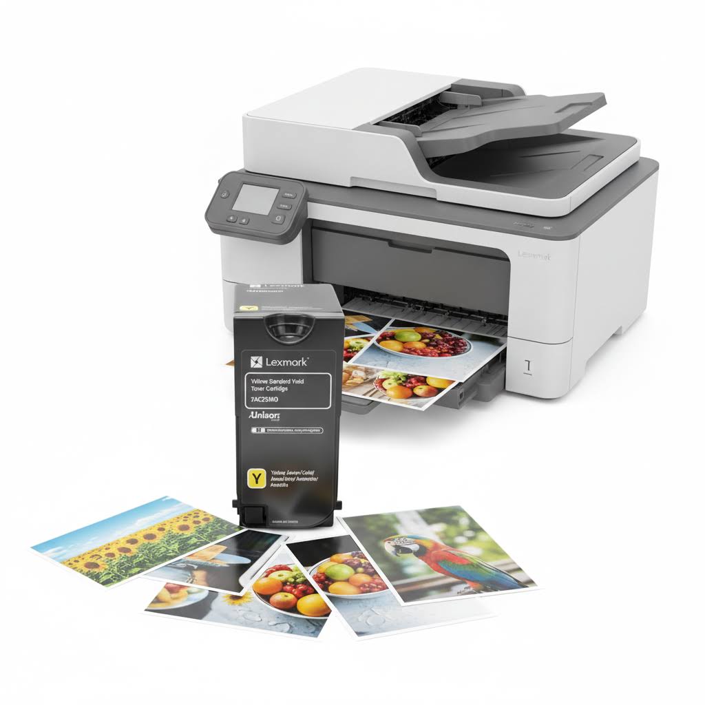 Lexmark Original Toner 74C2SY0 Farbe: Yellow ca. 7.000 Seiten