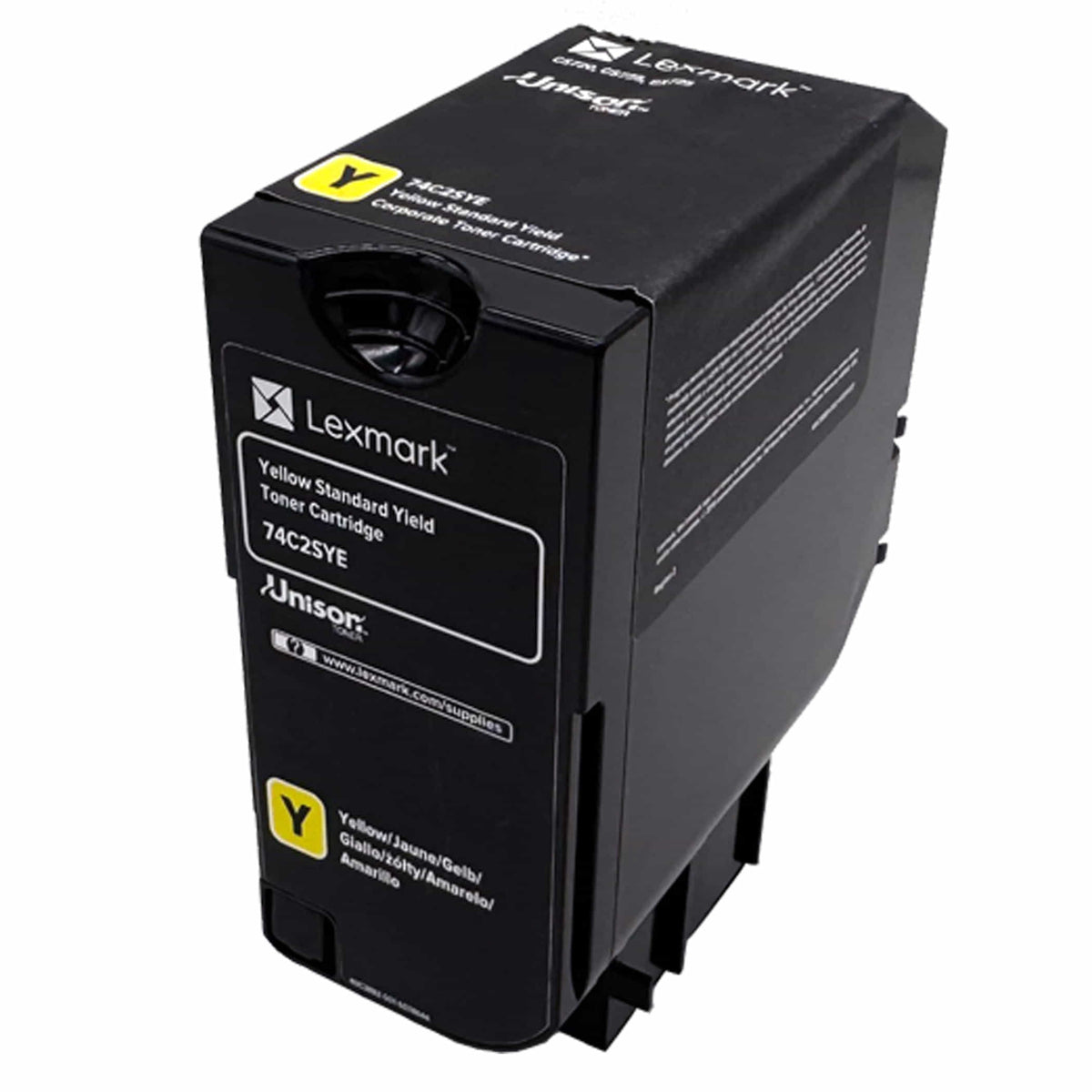 Lexmark Original Toner 74C2SY0 Farbe: Yellow ca. 7.000 Seiten