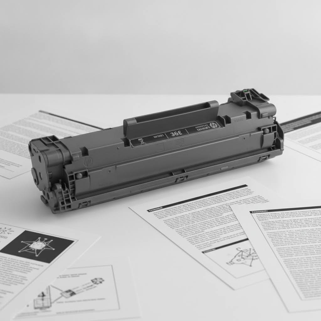 Original HP 36A Toner (CB436A) Farbe: Schwarz ca. 2.000 Seiten