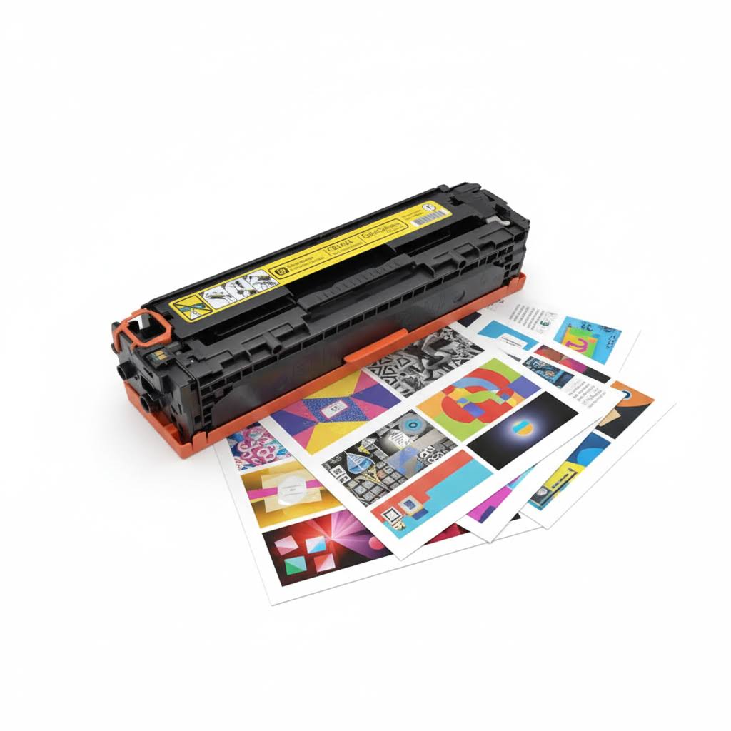 HP Original Toner 125a CB542A | Farbe: Yellow ca. 1.400 Seiten
