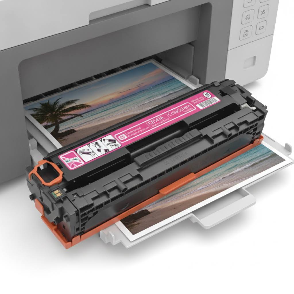 Original Toner HP 125a CB543A | Farbe: Magenta ca. 1.400 Seiten