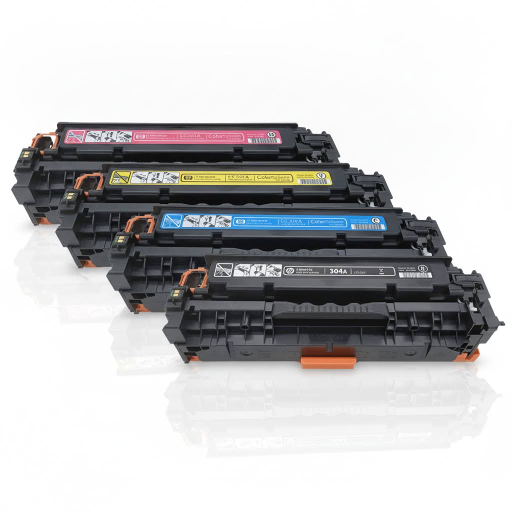 4 x Original HP Toner Multipack (CC530A CC531A CC532A CC533A)