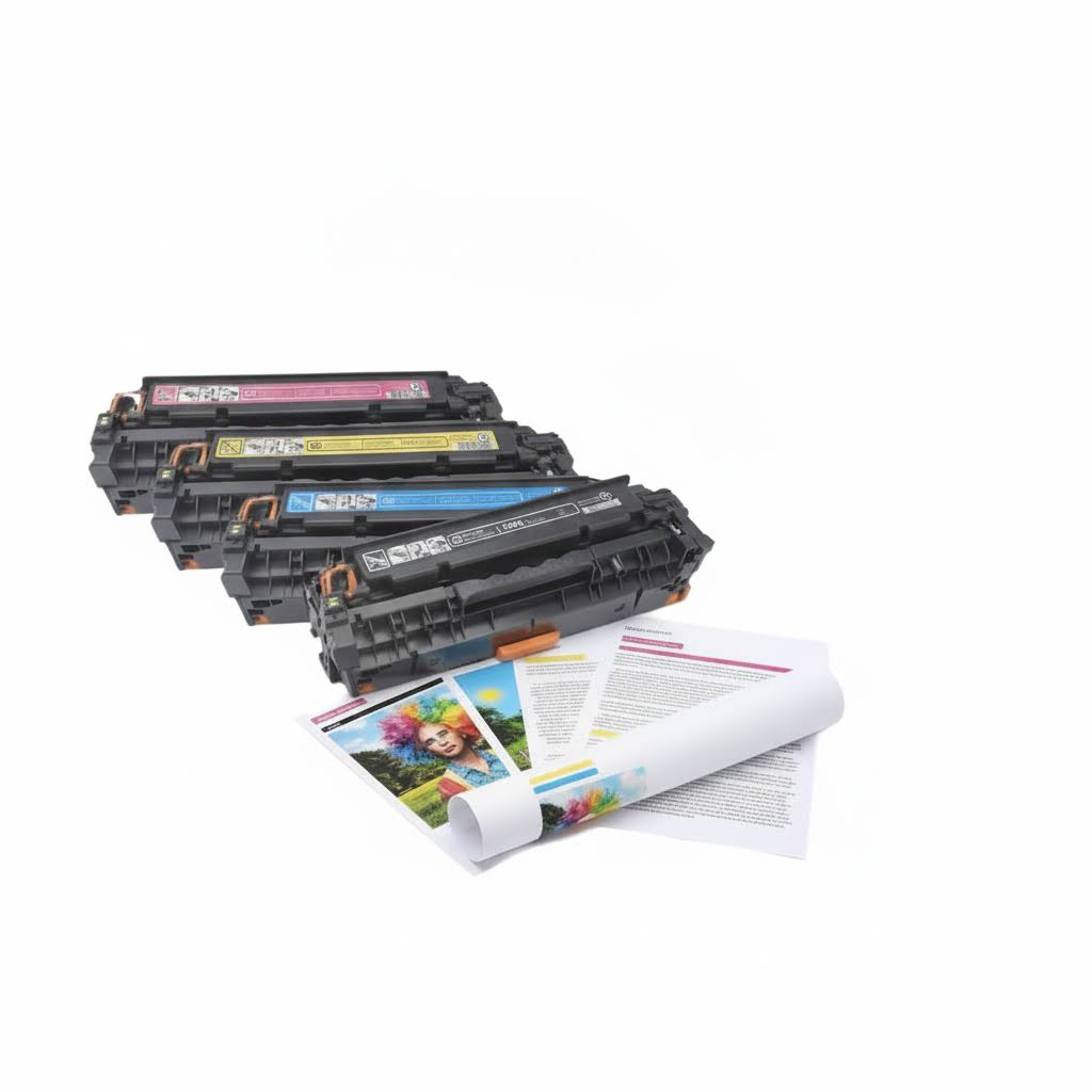 4 x Original HP Toner Multipack (CC530A CC531A CC532A CC533A)