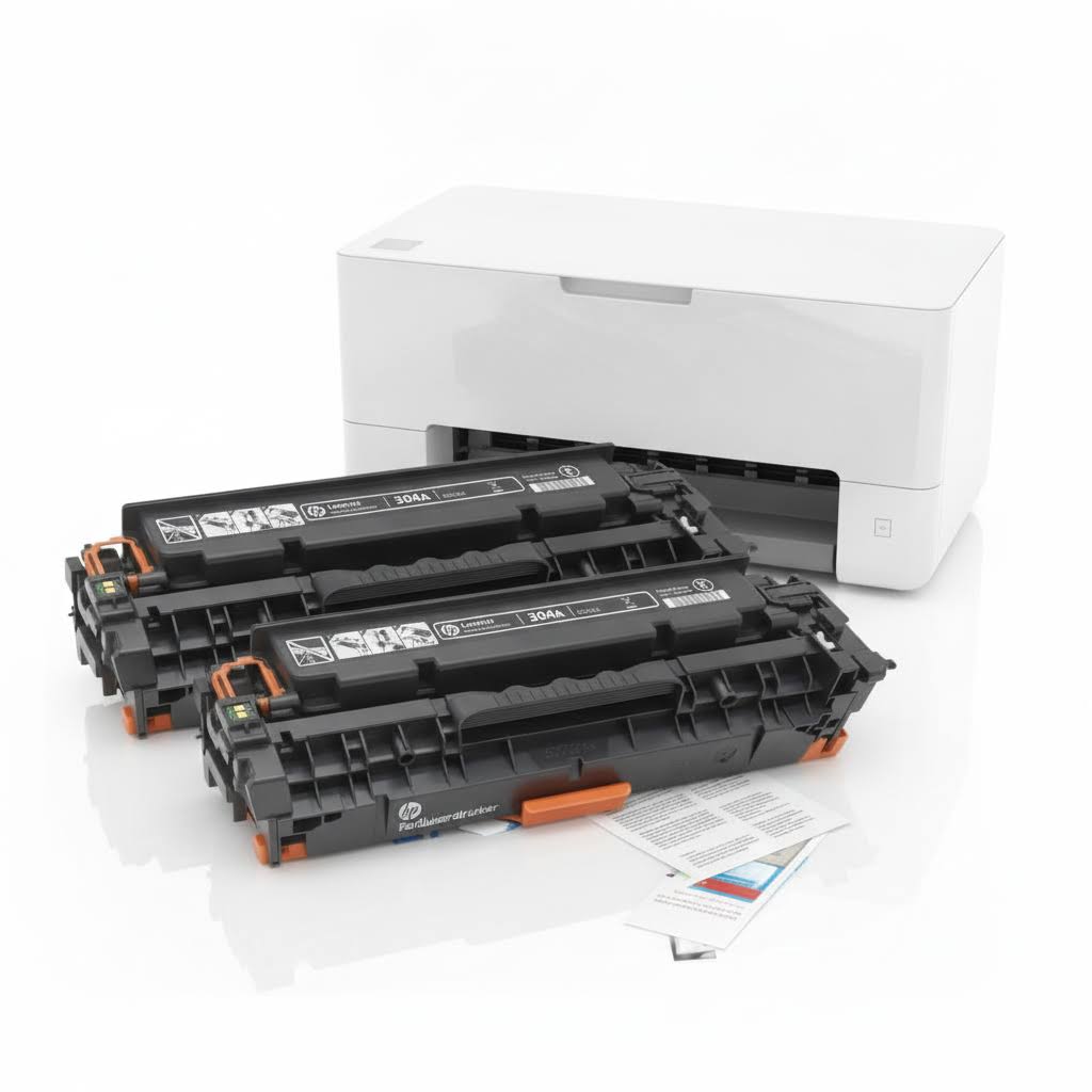 Dopplepack Original HP Toner 304A (CC530AD) Farbe: Schwarz ca: 2 x 3.500 Seiten