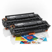 Dopplepack Original HP Toner 304A (CC530AD) Farbe: Schwarz ca: 2 x 3.500 Seiten