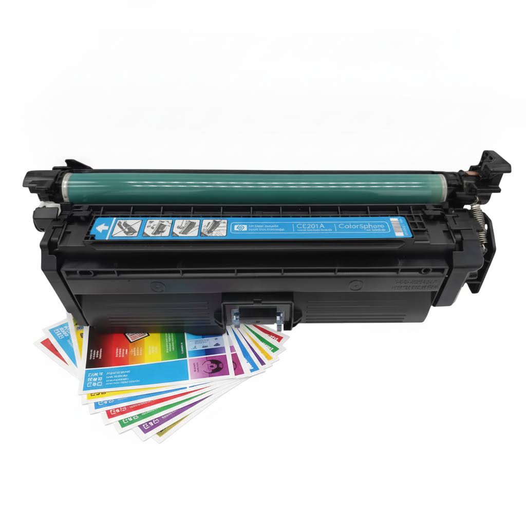 HP Original Toner 648A  (CE261A) Farbe: Cyan ca. 11.000 Seiten