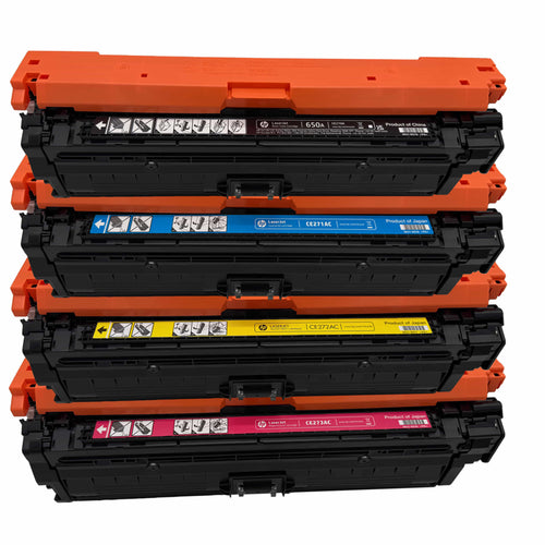 4 x Original HP Toner Multipack CE270A I CE271A I CE272A I CE273A  für ca. 58.500 Seiten