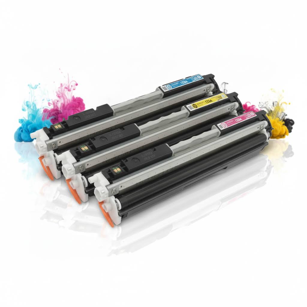 Original HP Colorpack 126A (CF341A) Farbe: Magenta | Yellow | Cyan ca. 3.000 Seiten für Color LaserJet Pro CP 1025 usw.
