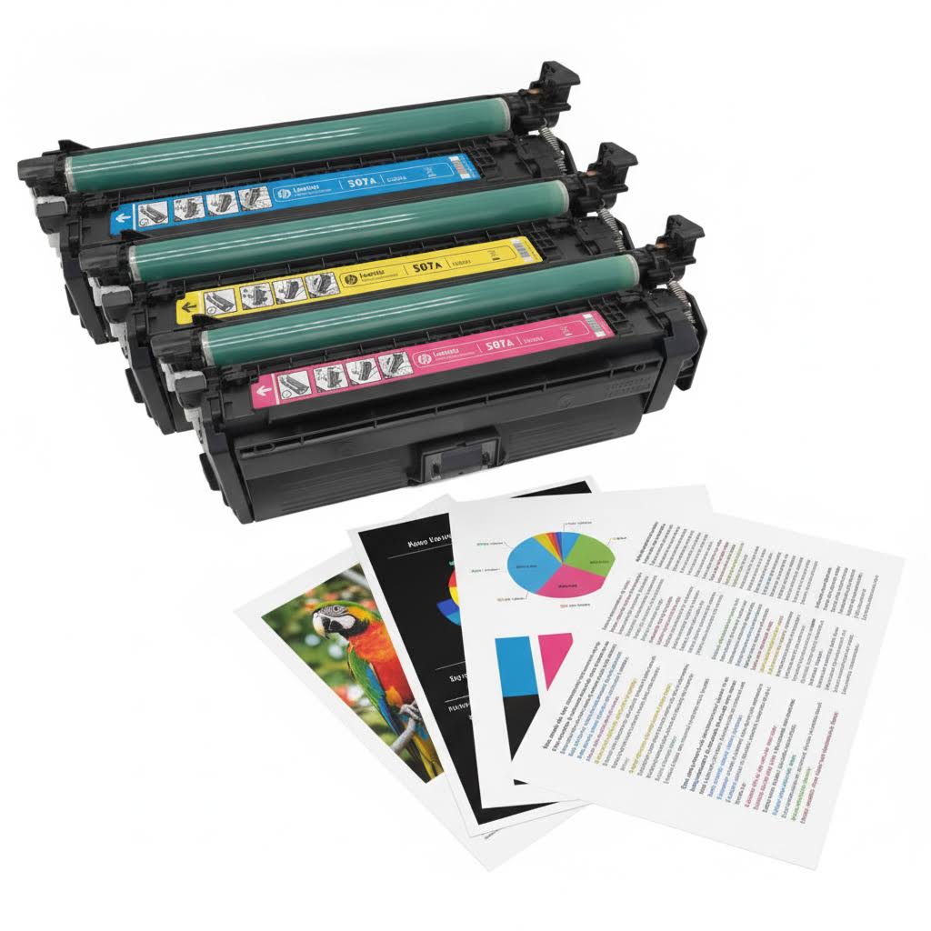 Original HP Colorpack 507A (CE403A | CE402A | CE401A) Farbe: Magenta | Yellow | Cyan ca. 18.000 Seiten