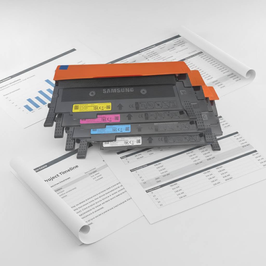 Samsung (HP) Originaltoner Multipack (4 Toner) CLT-P404C/ELS (SU365A) je 1 x Schwarz|Cyan|Magenta|Yellow