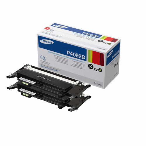 Original Toner Samsung CLT-P4092B/ELS Dopplepack Farbe: Schwarz 2 x 1.500 Seiten