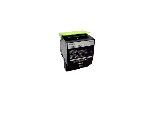 Lexmark Original Toner 702XK (70C2XK0) High Yield Farbe: Schwarz ca. 8.000 Seiten