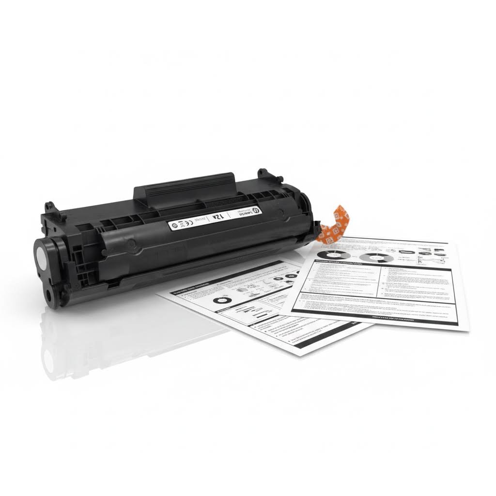 Original HP 12A Toner (Q2612A) Farbe: Schwarz ca. 2.000 Seiten für LaserJet 1010 | 3015 | P1005 MFP Serie