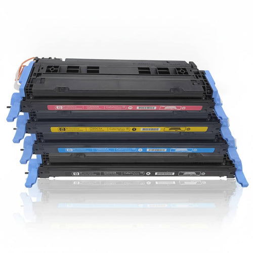 4 x Original HP Toner Multipack (Q6000A Q6001A Q6002A Q6003A)  für ca.8.500 Seiten