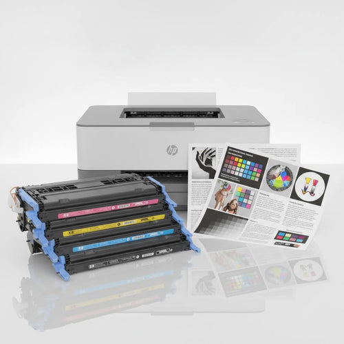 4 x Original HP Toner Multipack (Q6000A Q6001A Q6002A Q6003A) für ca.8.500 Seiten