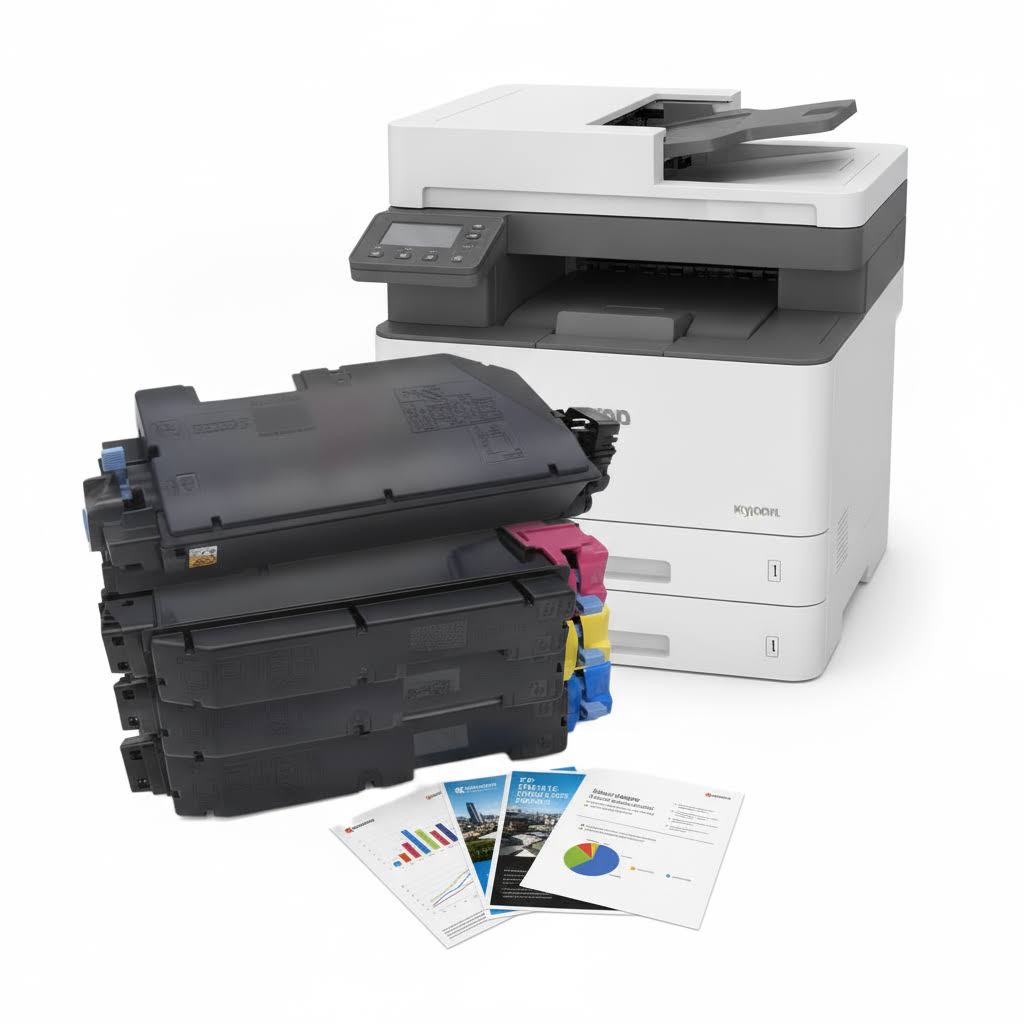 Original KYOCERA Multipack TK-5140K | TK-5140M | TK-5140Y | TK-5140C Farbe: Schwarz | Magenta | Yellow | Cyan ca. 22.000 Seiten