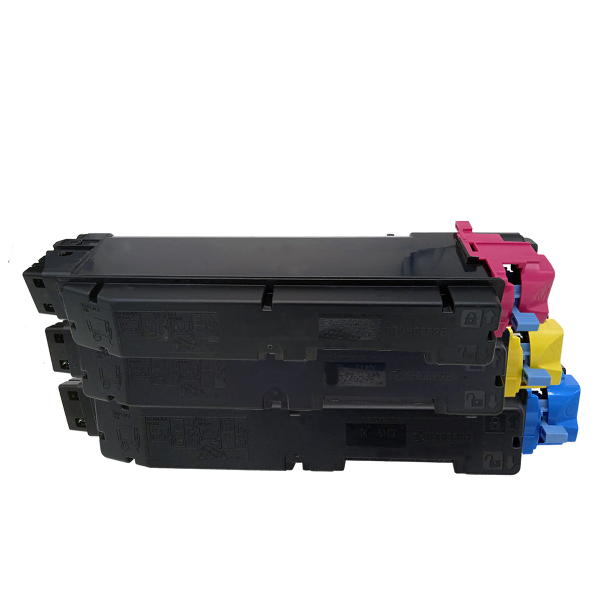 Original KYOCERA Colorpack TK-5140M | TK-5140Y | TK-5140C Farbe: Magenta | Yellow | Cyan ca. 15.000 Seiten