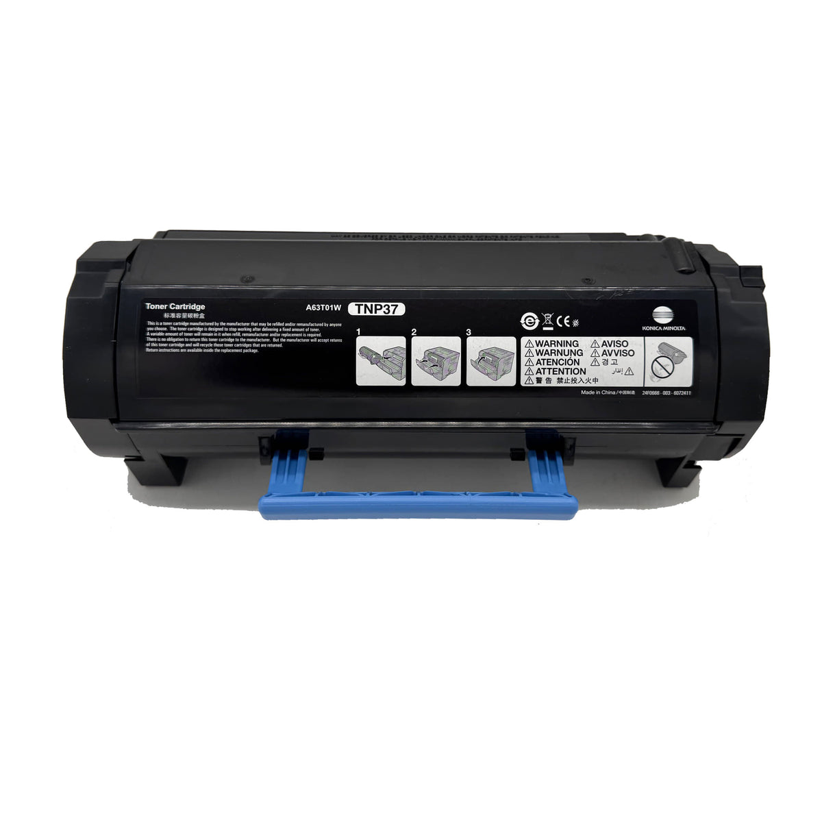 Original Konica Minolta TNP-37 | A63T01W Farbe: Schwarz ca. 20.000 Seiten für Bizhub 4700P